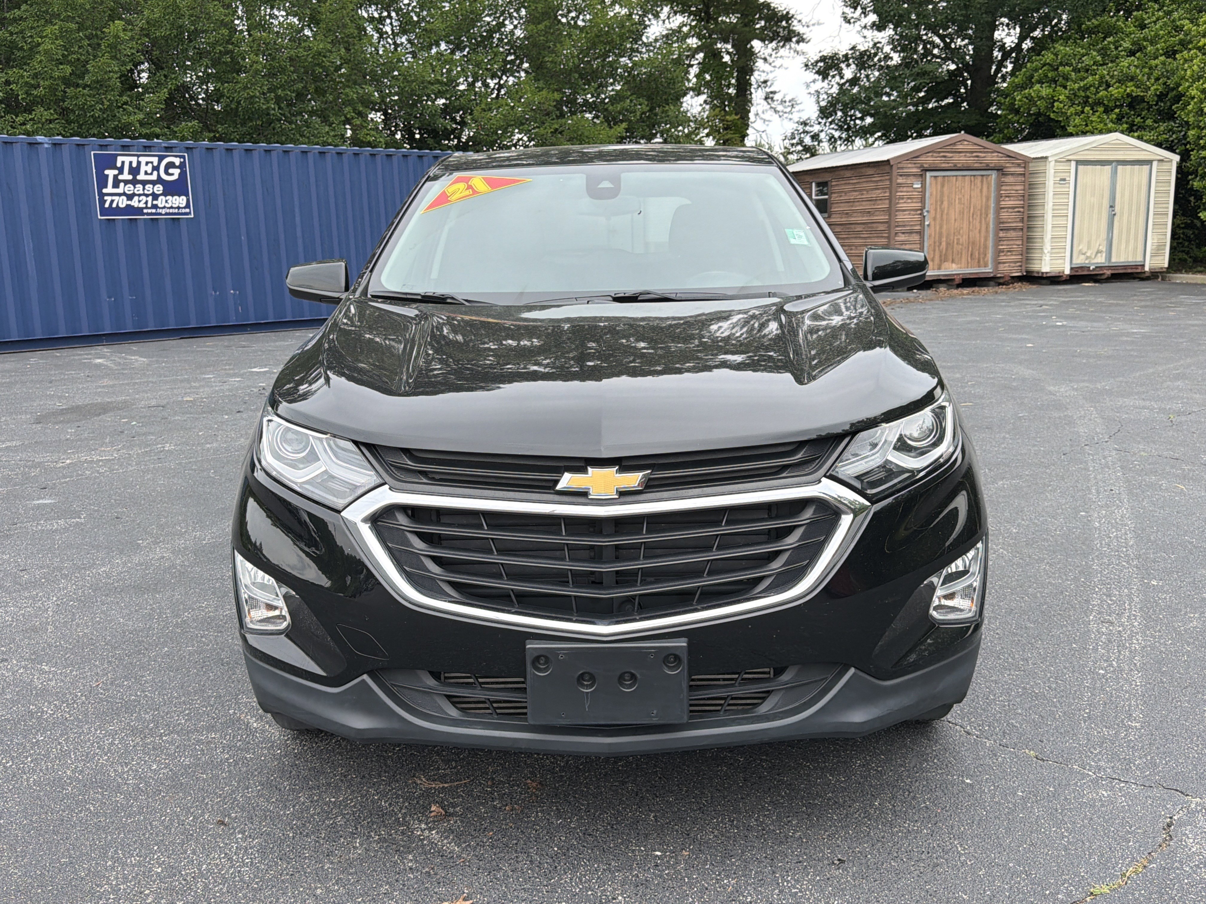 Used 2021 Chevrolet Equinox LT with VIN 3GNAXUEV8ML338256 for sale in Canton, GA
