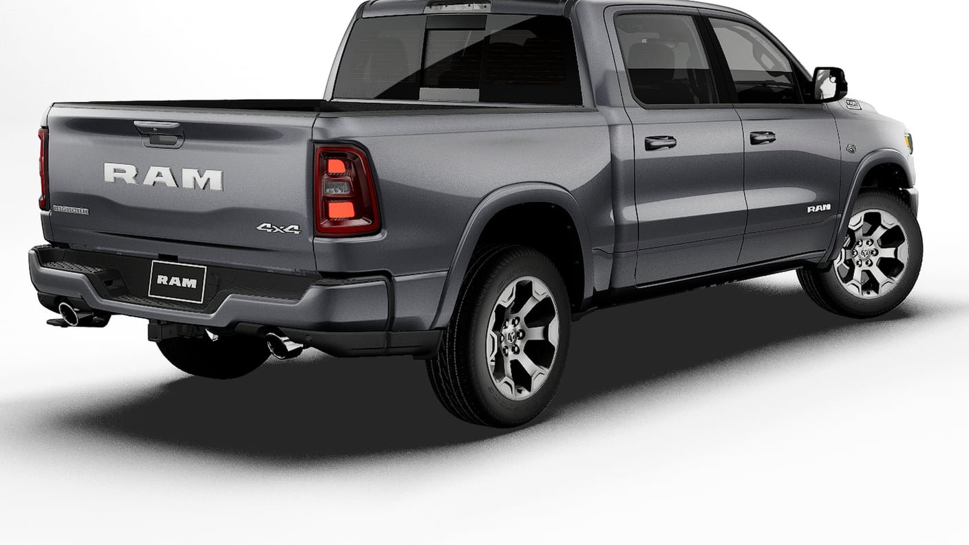 New 2027 Granite Crystal Metallic Clear-Coat Exterior Paint RAM Big Horn image 14