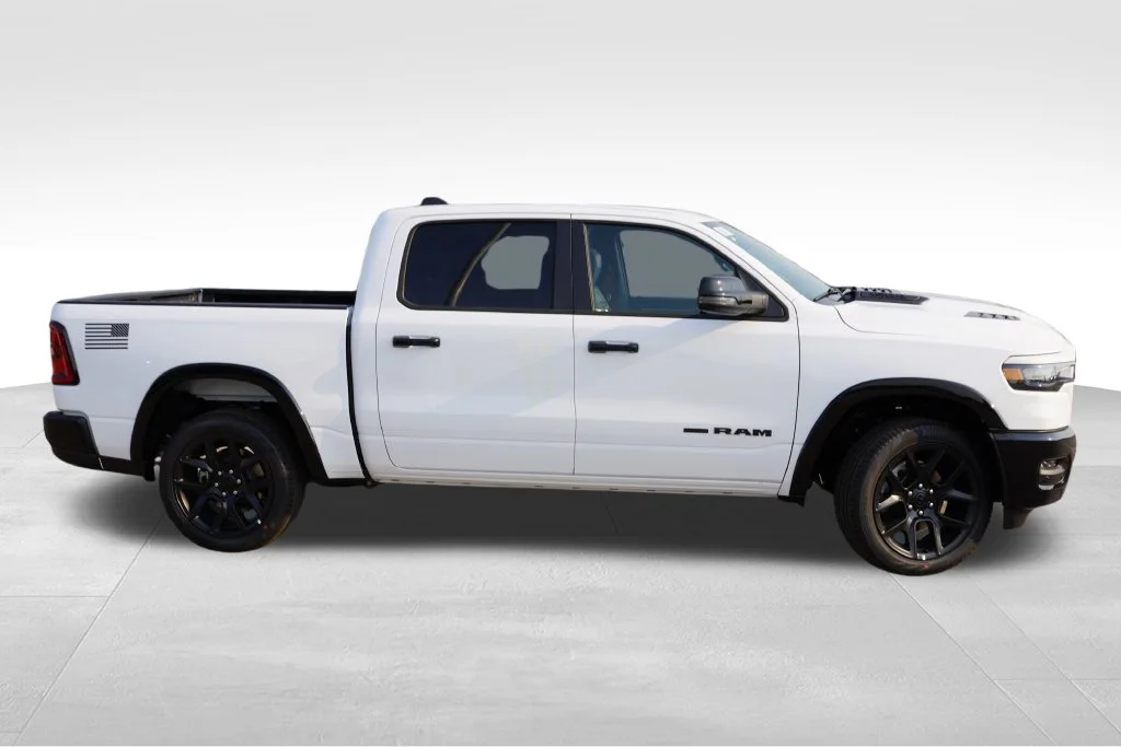 New 2026 Bright White Clear-Coat Exterior Paint RAM Laramie image 2