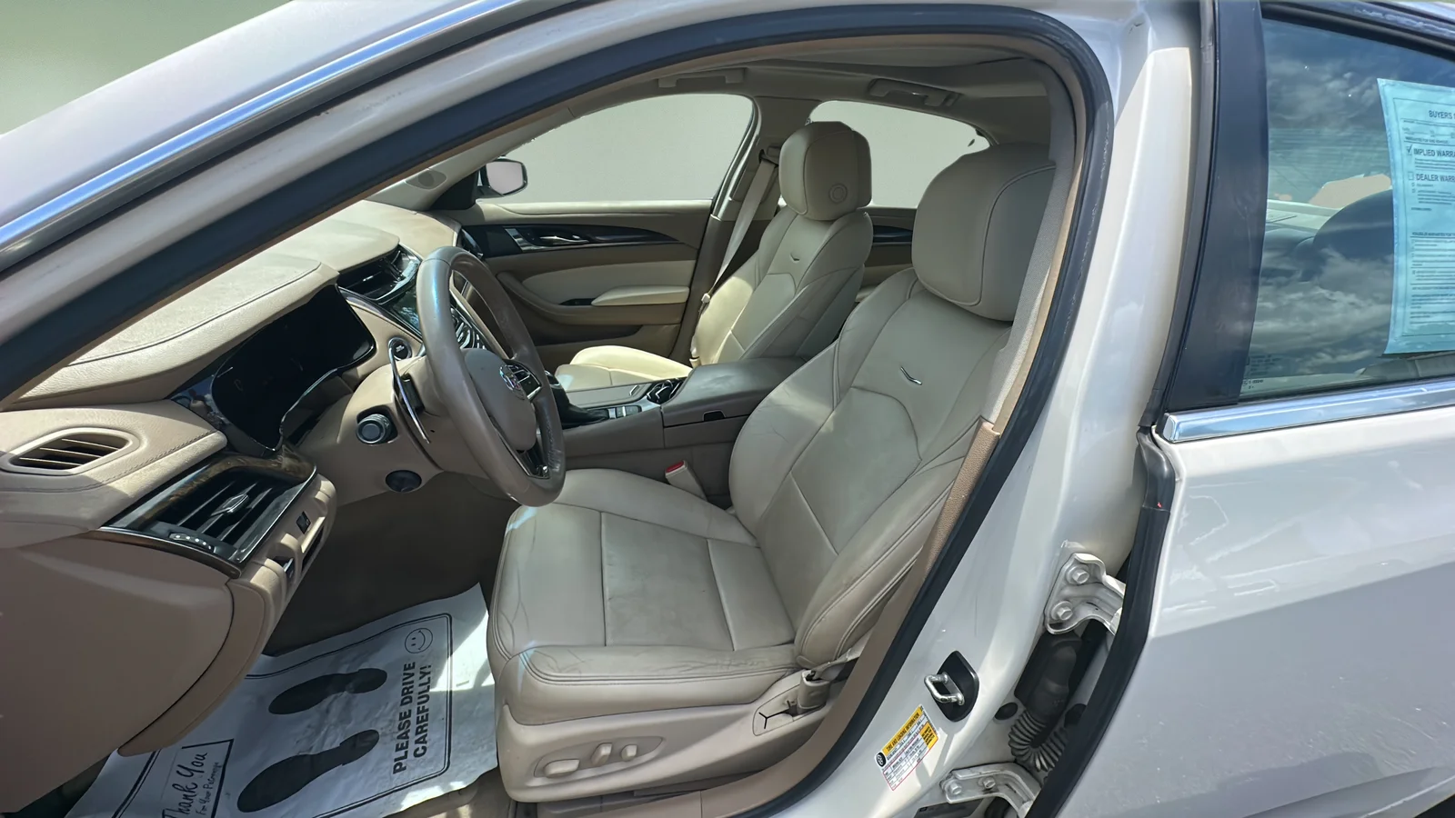 Used 2014 White Cadillac 2.0L Turbo Luxury image 17
