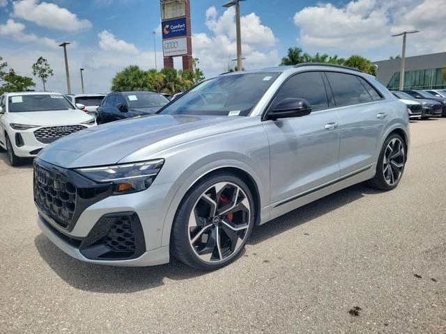 Certified Used 2025 Silver Audi 4.0T Premium Plus image 4
