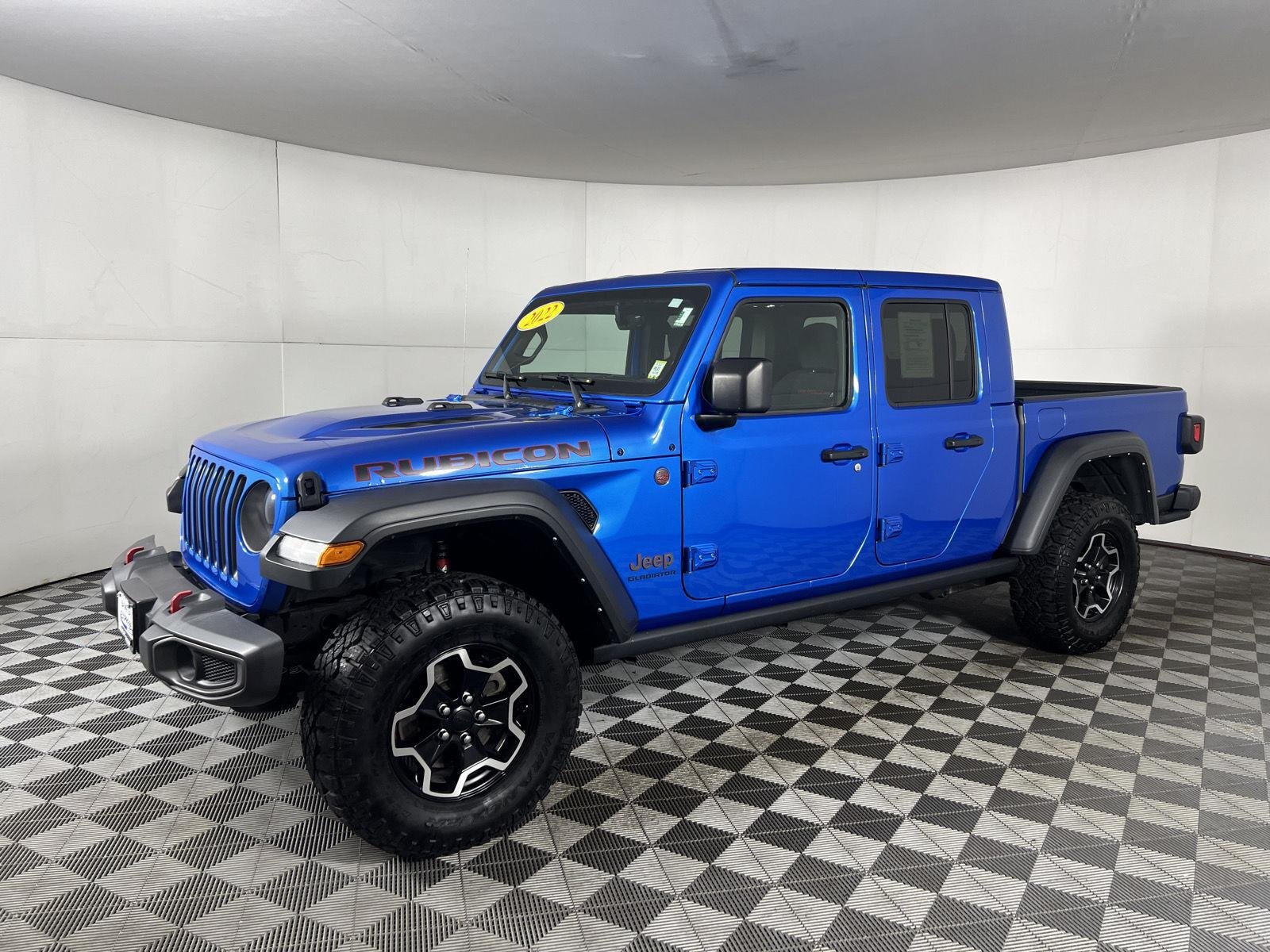 Used 2022 Hydro Blue Pearlcoat Jeep Rubicon image 5