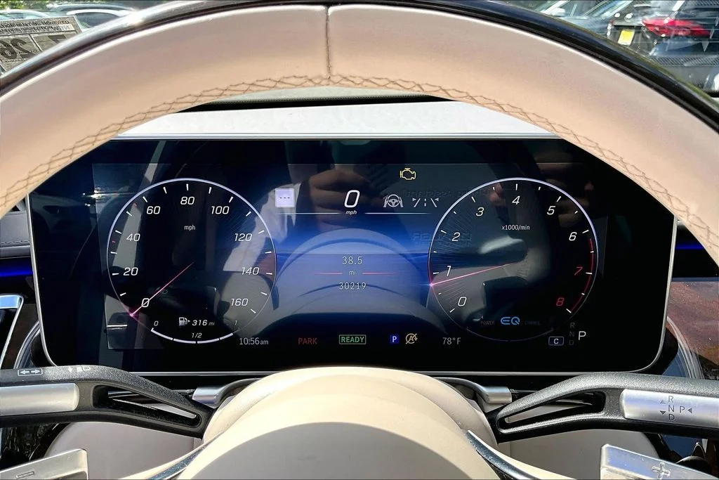 Certified Used 2021 White Mercedes-Benz S 580 image 22