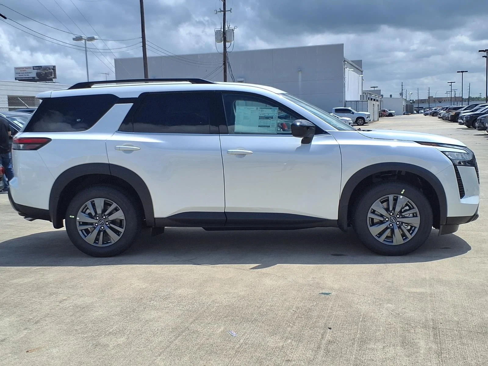 2026 Nissan Pathfinder SV White at Robbins Nissan