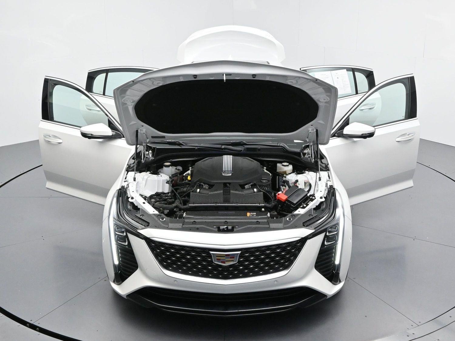 Used 2025 Crystal White Tricoat Cadillac Premium Luxury image 46