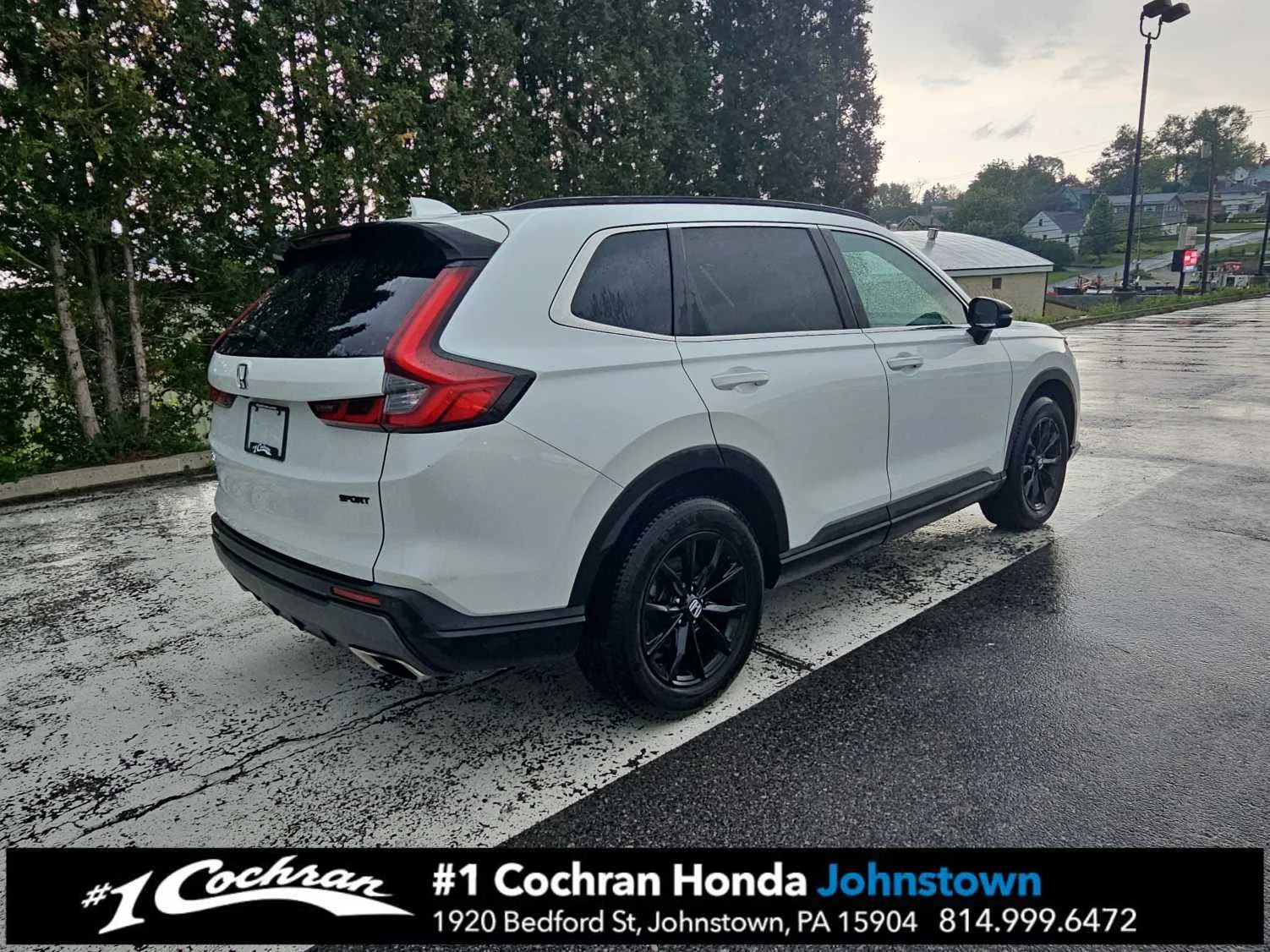 Used 2024 Platinum White Pearl Honda Sport-L image 9
