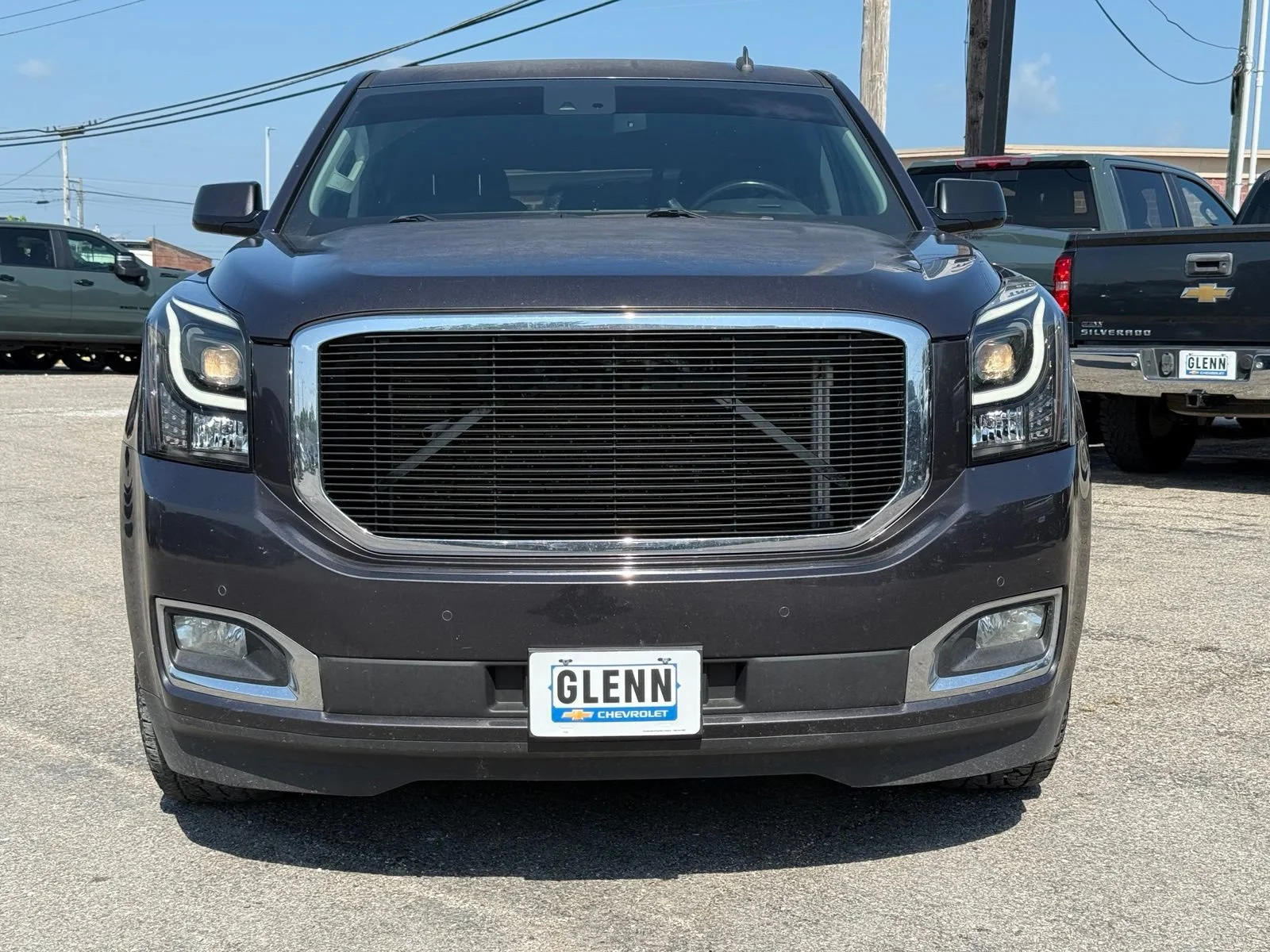 Used 2015 IRIDIUM METALLIC GMC SLT image 8