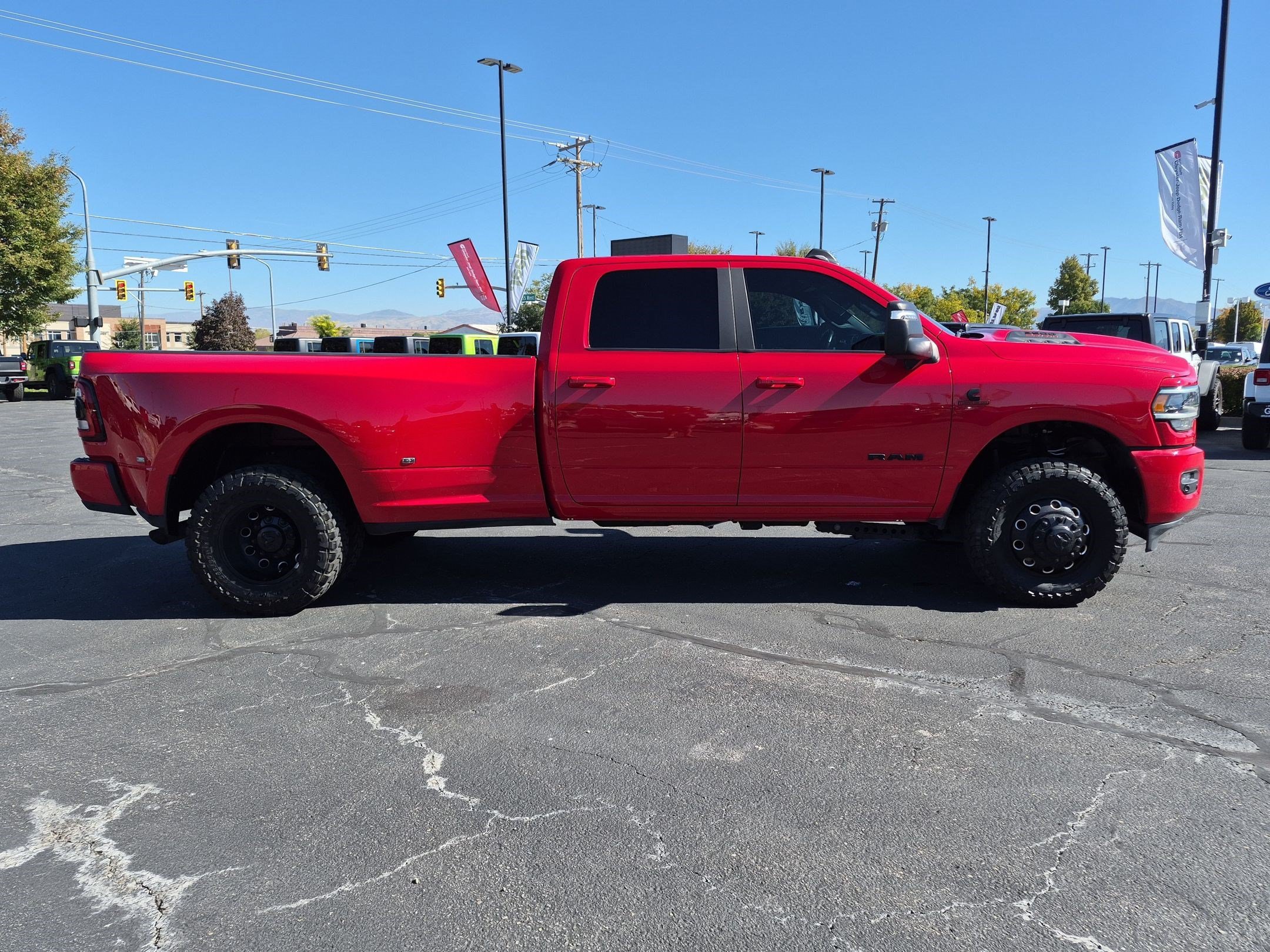 Certified Used 2024 Flame Red Clearcoat Ram Laramie image 3