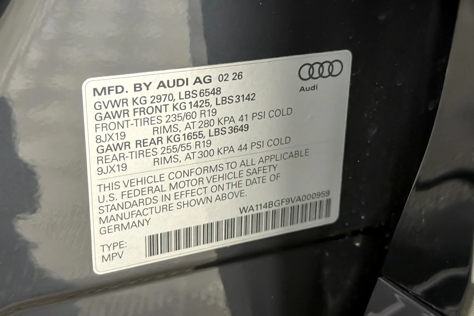 New 2027 Manhattan Gray Metallic Audi Premium quattro image 26