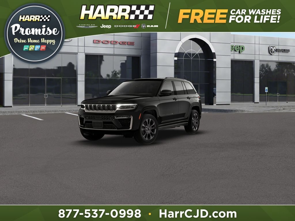 New 2026 Diamond Black Crystal Pearl-Coat Exterior Paint Jeep Limited Reserve image 1
