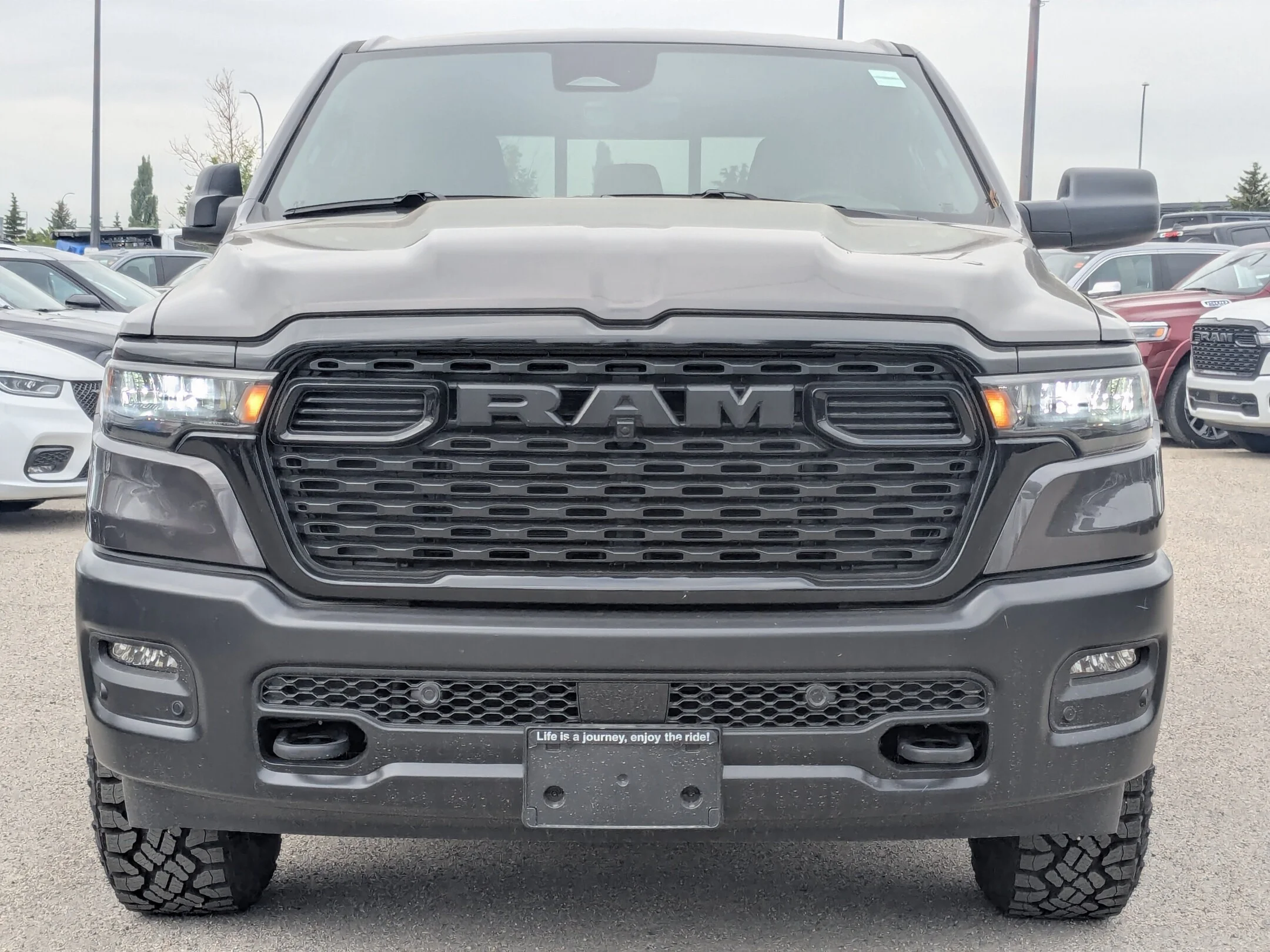 New 2026 Grey RAM Warlock - - E-Locker Axle - 18 Black Wheels - Skid Plates - Perf-Tuned Shocks & More! image 3