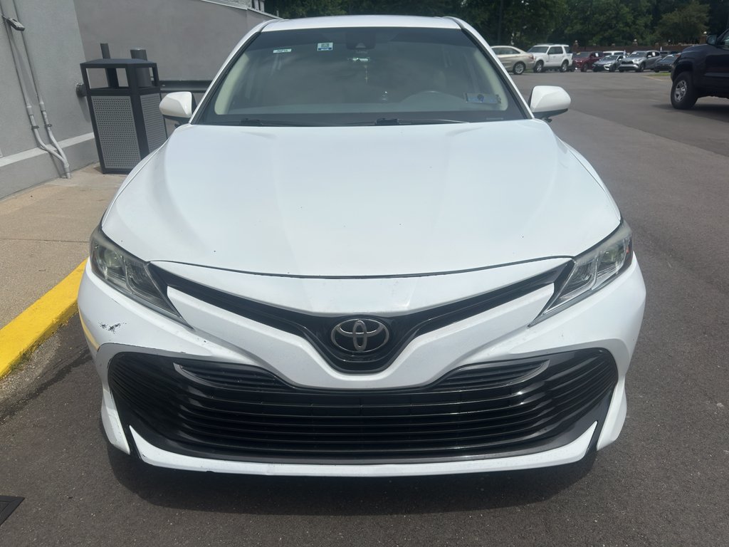 Used 2019 Super White Toyota LE image 3