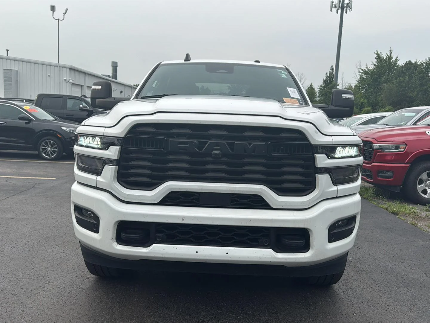 Used 2025 Bright White Clearcoat Ram Big Horn image 3