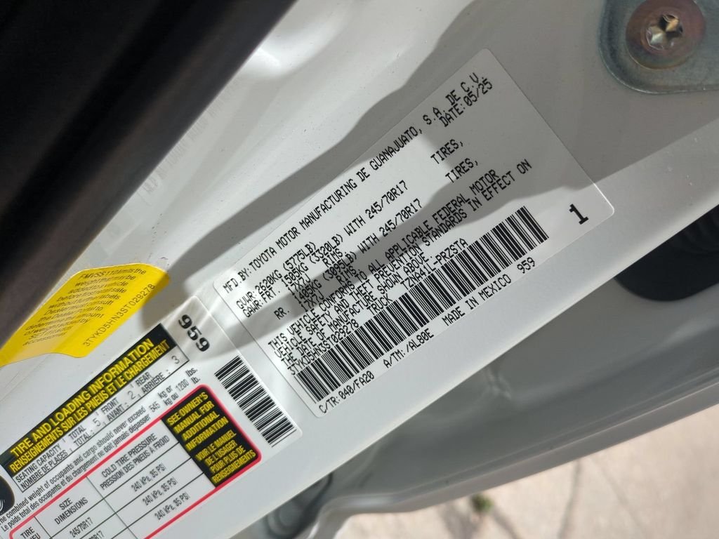 Used 2025 White Toyota SR image 37