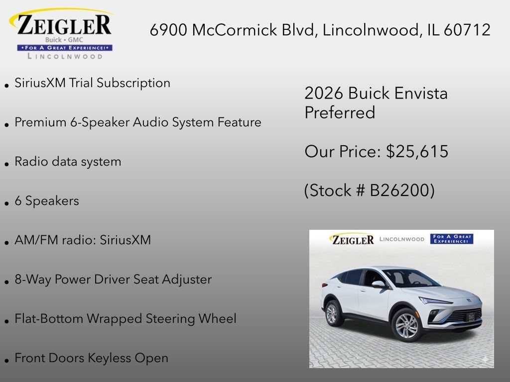 New 2026 Summit White Buick Preferred image 18