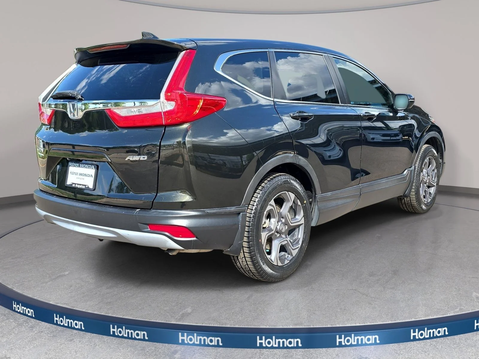 Used 2017 Crystal Black Pearl Honda EX image 6