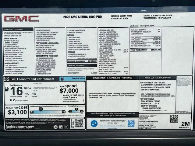 New 2026 Summit White GMC Pro image 22