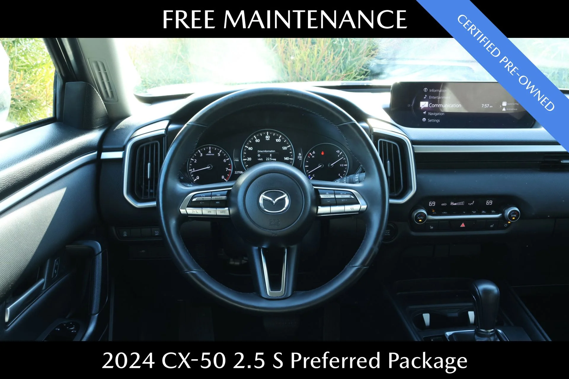 Certified Used 2024 Gray Mazda 2.5 S Preferred Package image 8