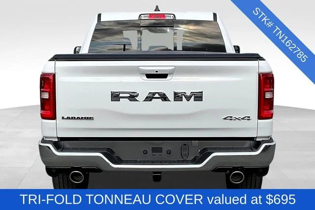 New 2026 Bright White Clear-Coat Exterior Paint RAM Laramie image 4