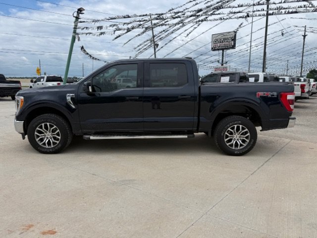 Used 2021 Blue Ford LARIAT image 2