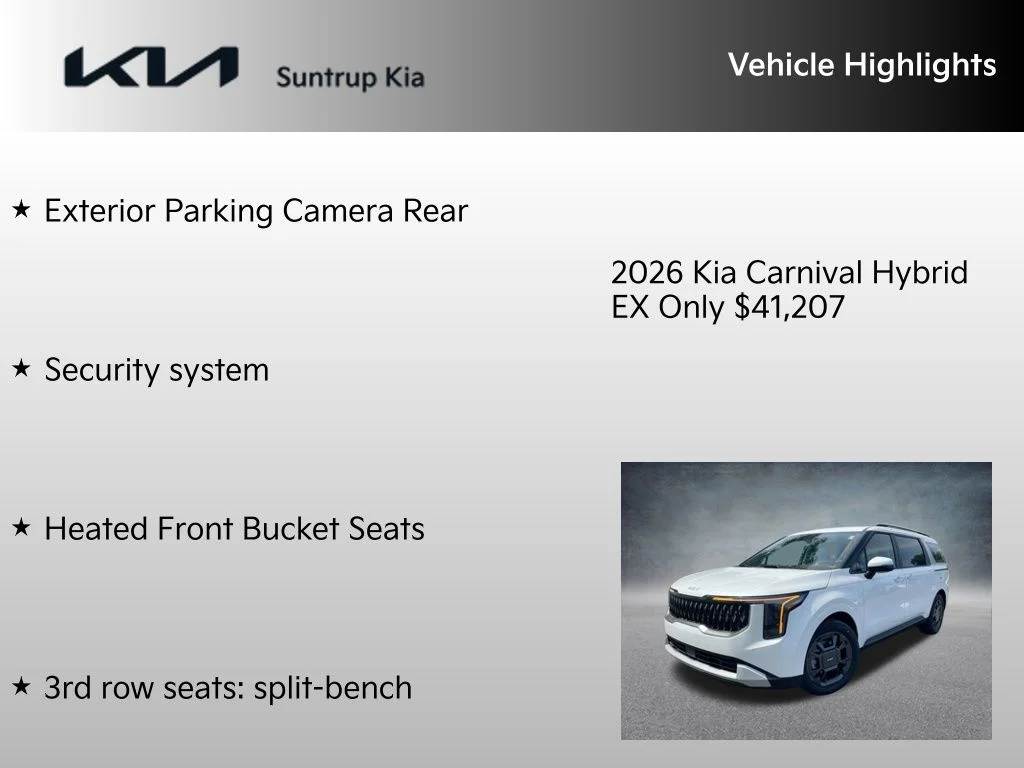 2026 Kia Carnival EX - Photo 15
