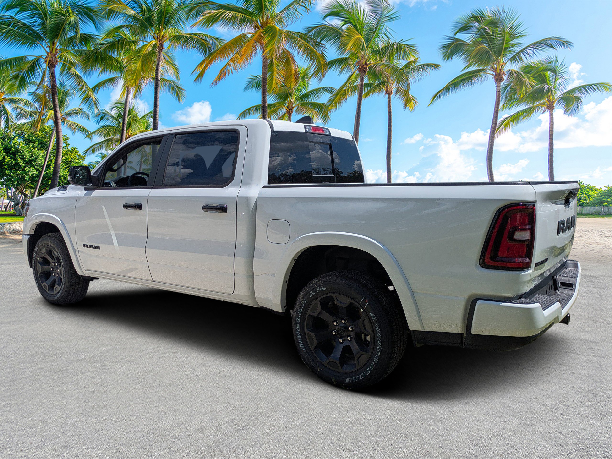 New 2026 Bright White Clear-Coat Exterior Paint RAM Big Horn image 5