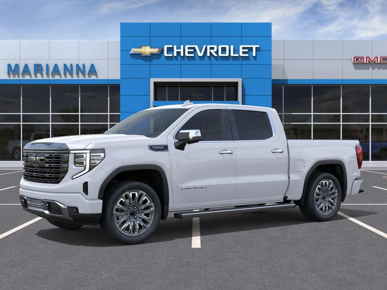 New 2026 Glacier White Tricoat GMC Denali Ultimate image 2