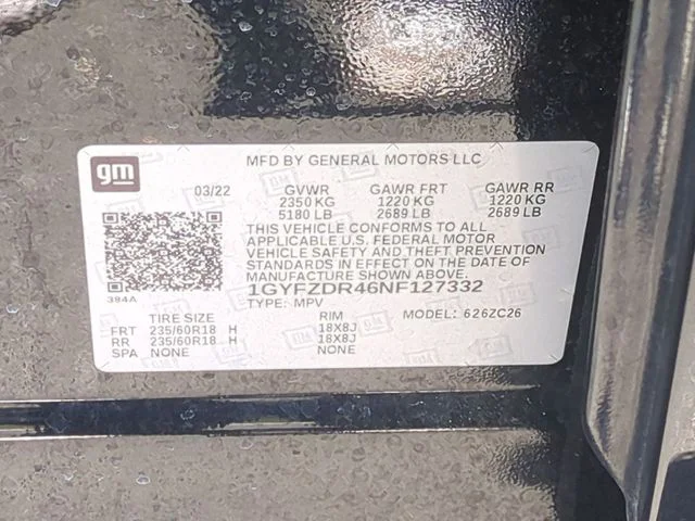 Used 2022 Black Cadillac Premium Luxury image 26