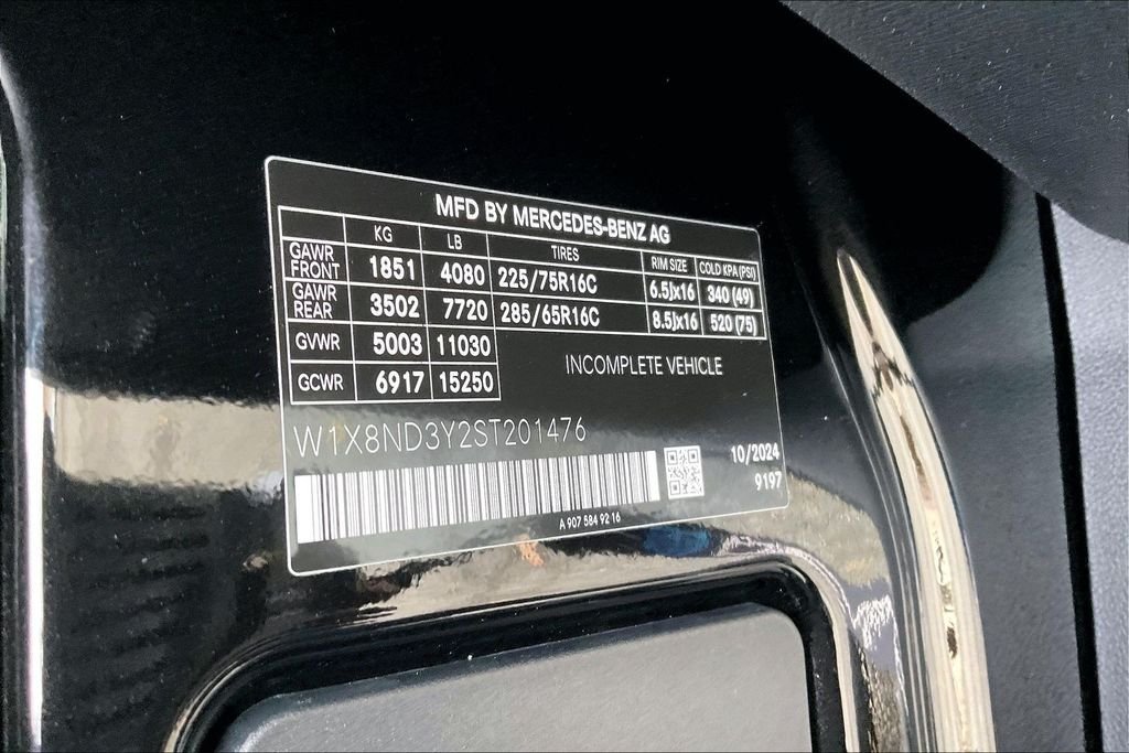 2025 Mercedes-Benz Sprinter Cargo Van Base - Photo 8