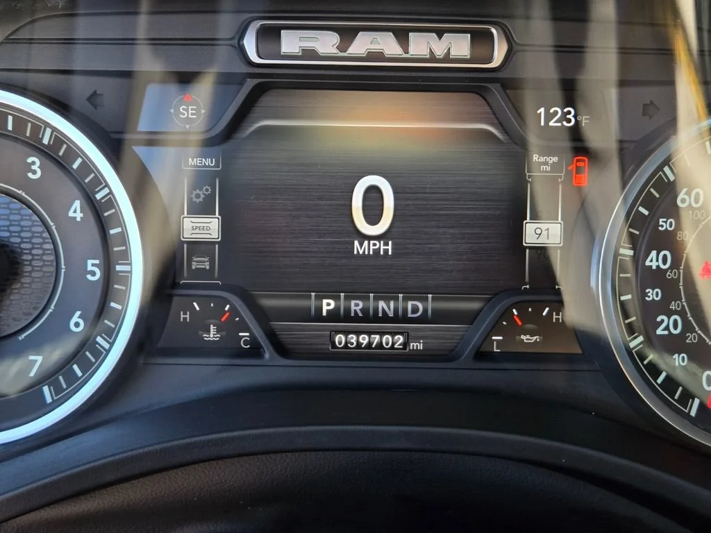 Used 2022 Bright White Clea Ram Big Horn image 19