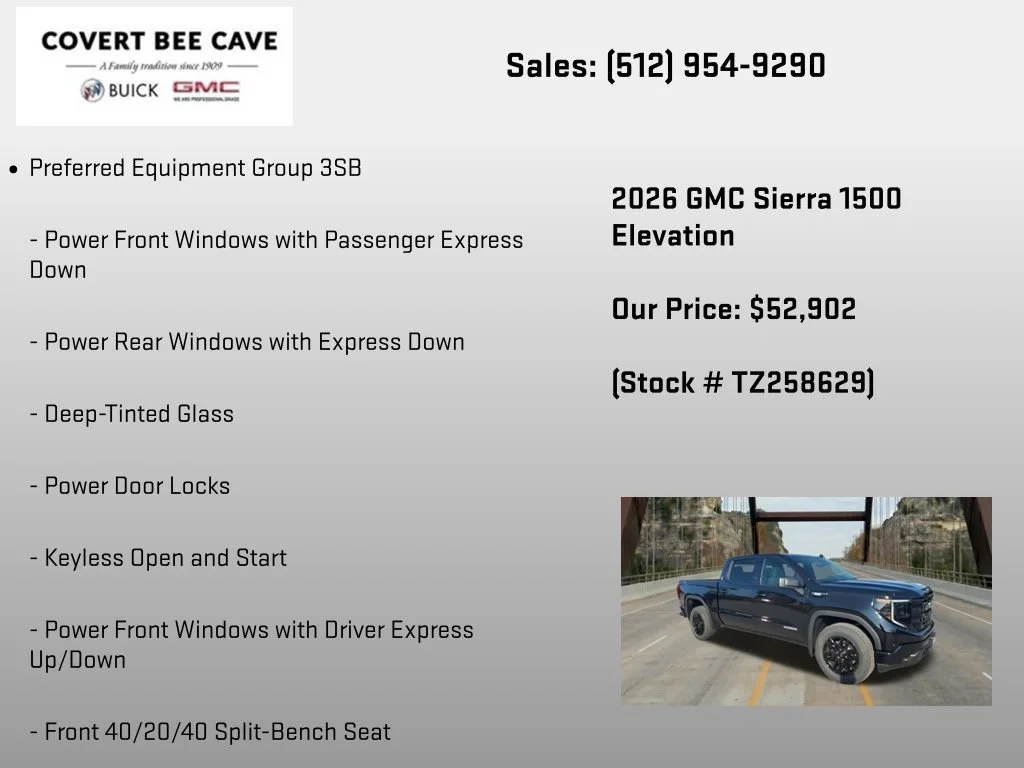 New 2026 Onyx Black GMC Elevation image 6