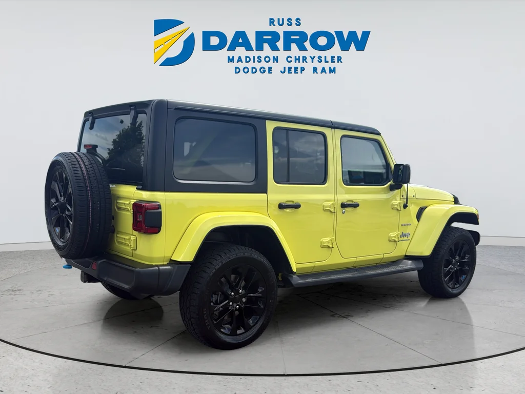 Certified Used 2023 Yellow Jeep Sahara 4xe image 5