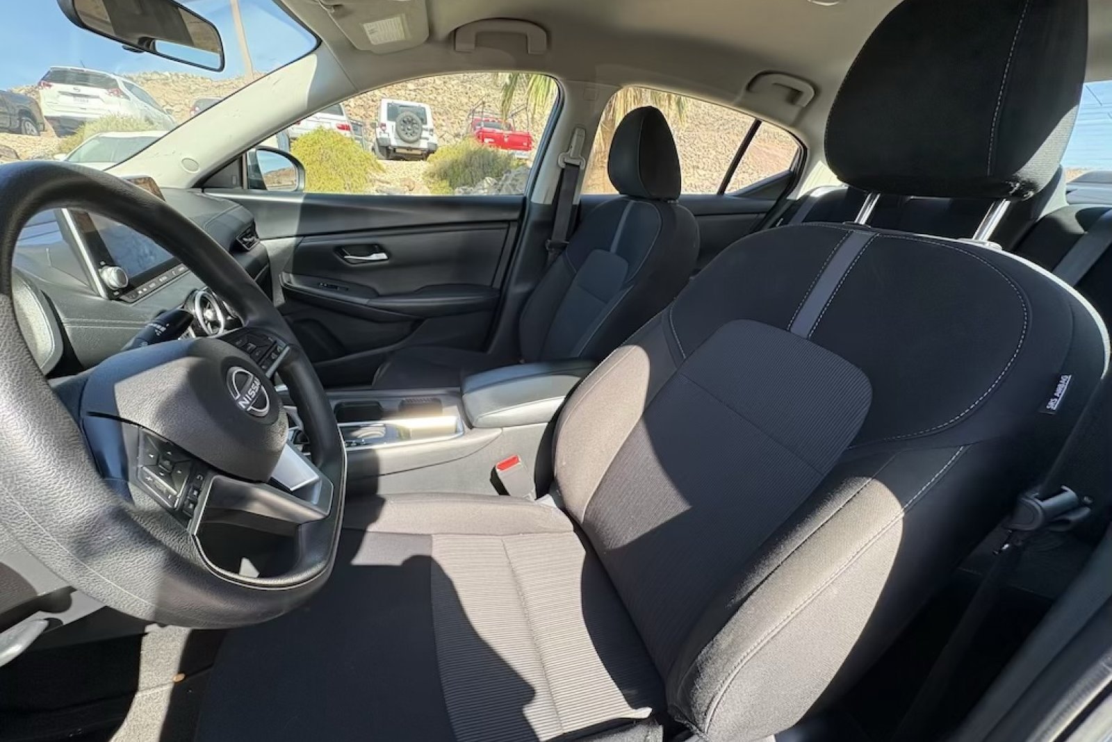 Used 2025 Atlantic Gray Metallic Nissan SV image 10