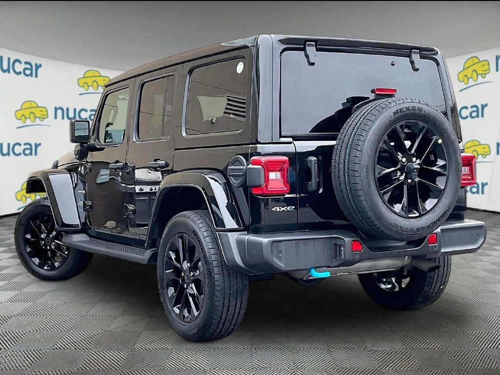 Used 2024 Black Jeep Sahara 4xe image 4
