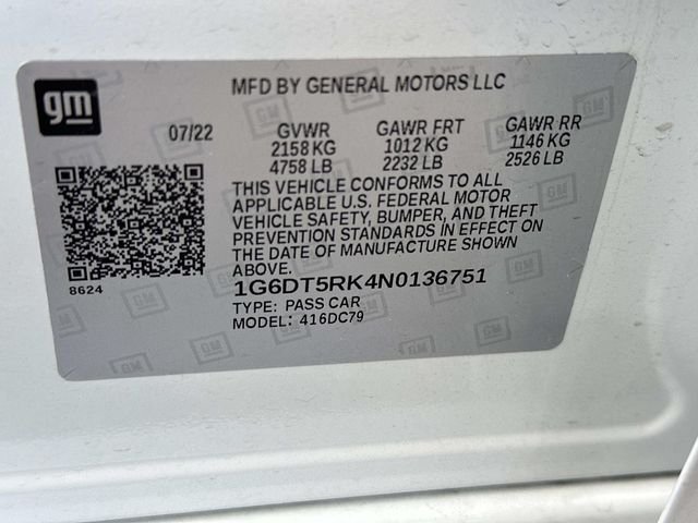 Used 2022 White Cadillac Premium Luxury image 18