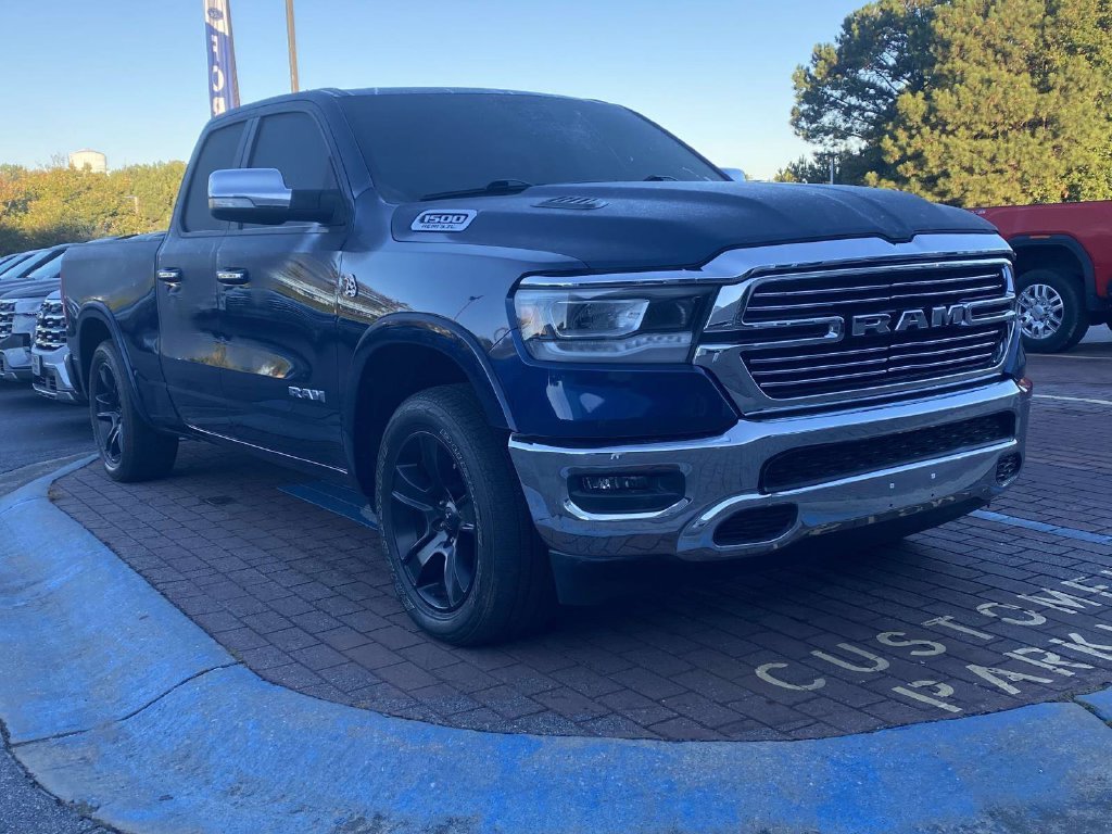 Certified Used 2020 Patriot Blue Pearlcoat Ram Laramie image 1