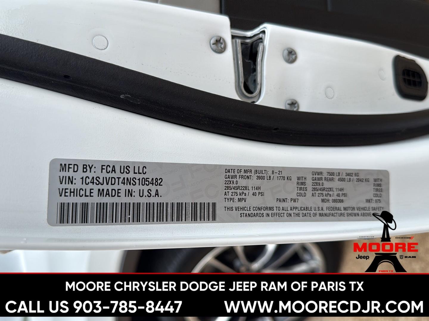 Used 2022 Bright White Clearcoat Jeep Series III image 50