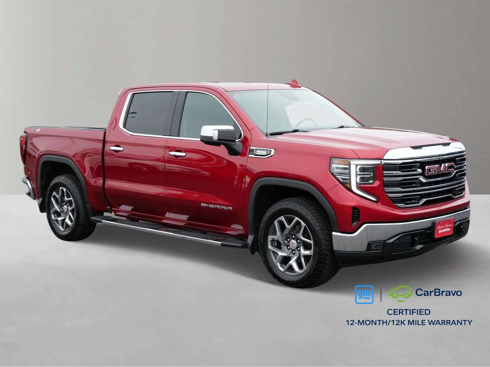 Certified 2023 GMC Sierra 1500 SLT with VIN 1GTUUDE88PZ299982 for sale in Saint Paul, Minnesota