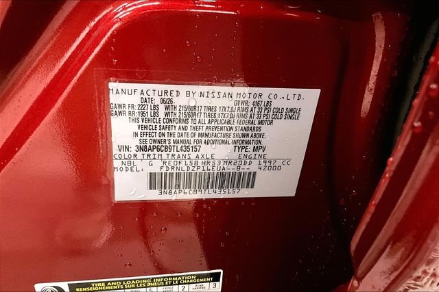 New 2026 Scarlet Ember Tintcoat Nissan SV image 38