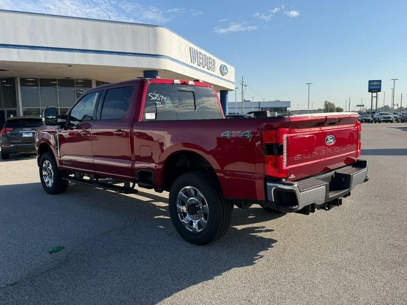 New 2027 Ruby Red Metallic Tinted Clearcoat Ford LARIAT 4WD Crew Cab 6.75