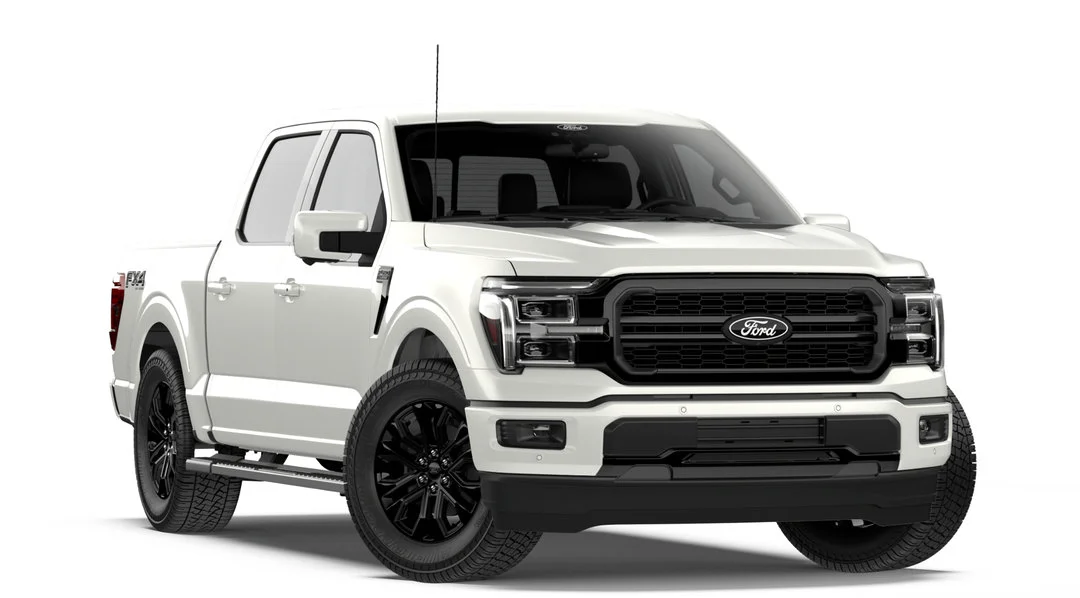New 2026 Star White Metallic Tri-Coat Ford Lariat image 4