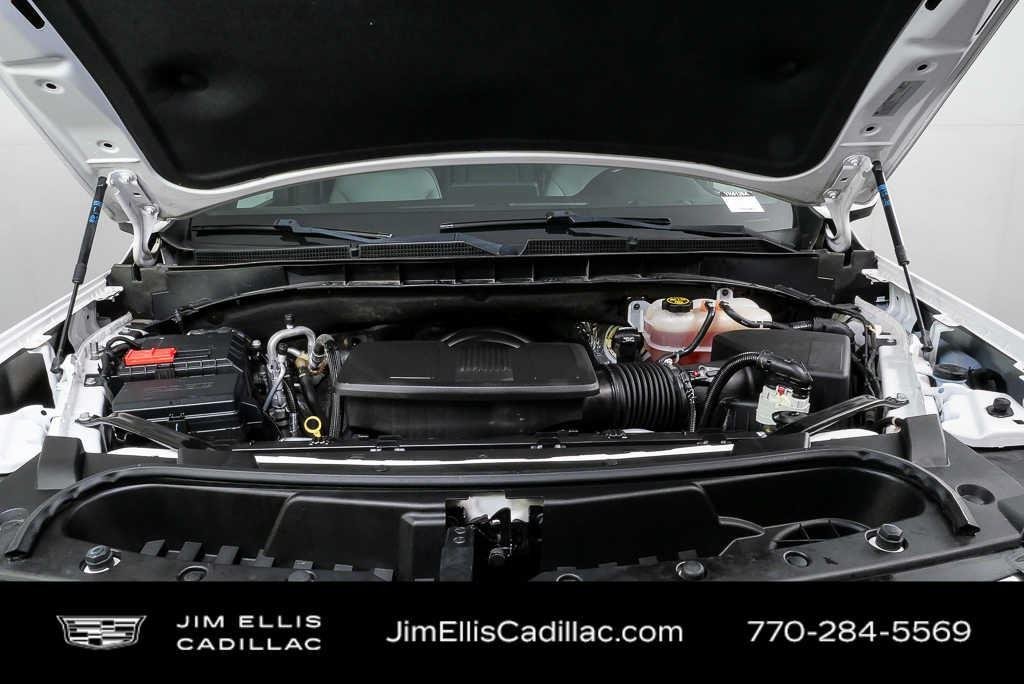 Used 2023 White Frost Tricoat GMC SLT image 34