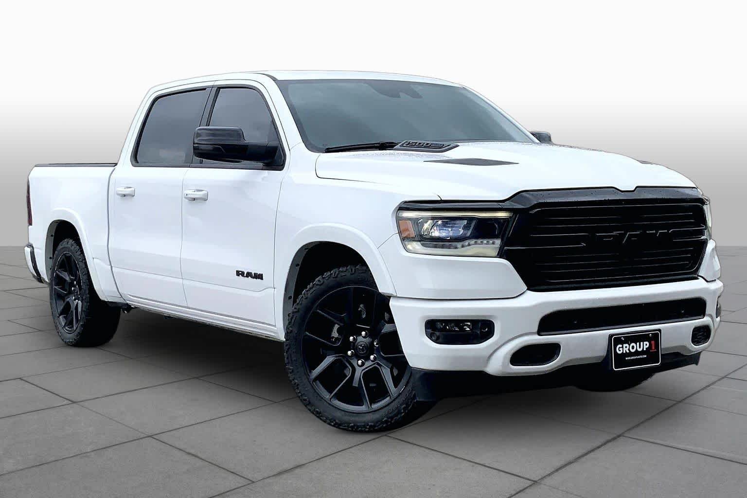 Used 2021 Bright White Clearcoat Ram Laramie image 3