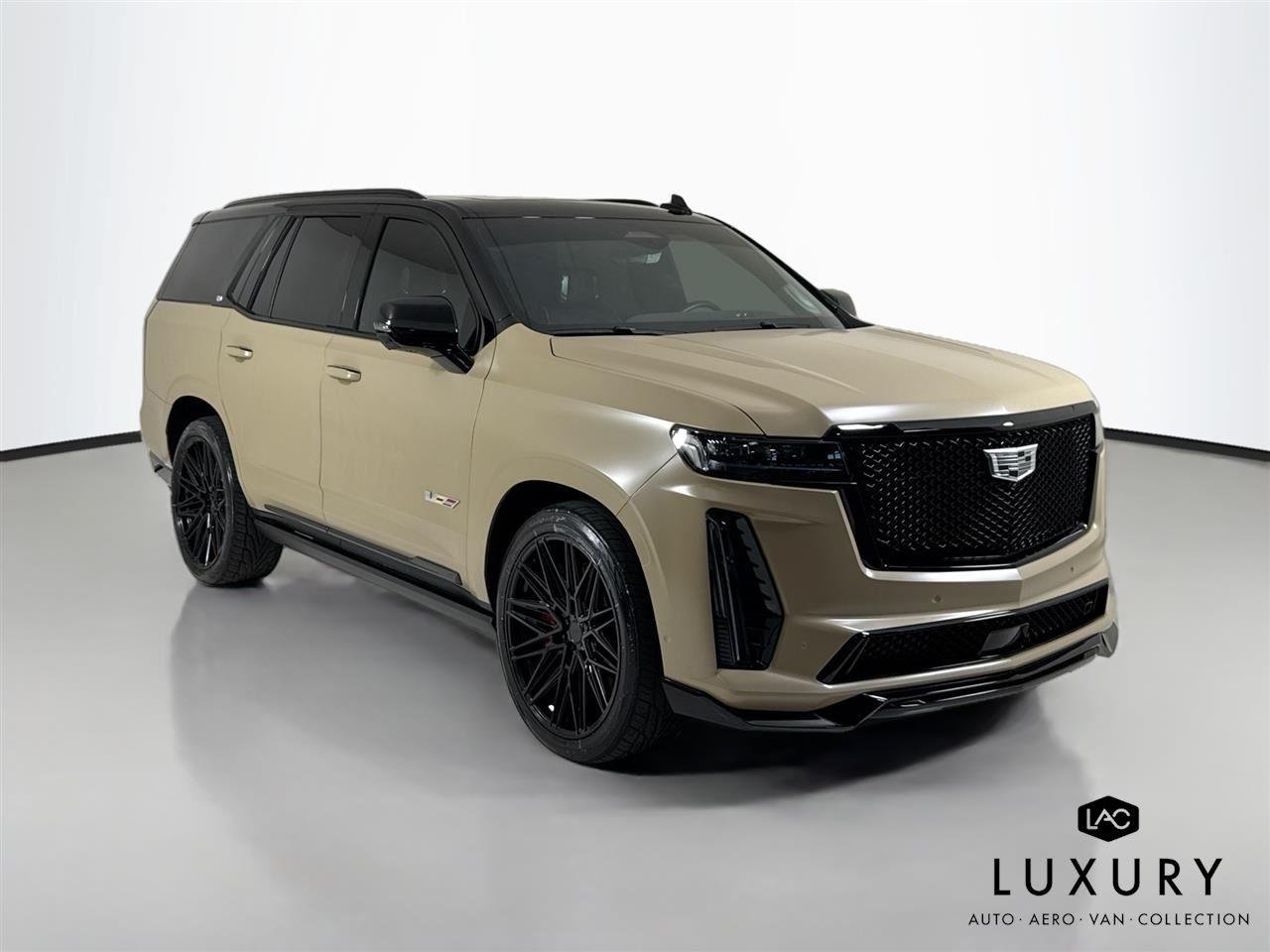 Used 2023 Black Raven Cadillac AWD V-Series | Vossen Wheels | Two Tone Wrap image 3