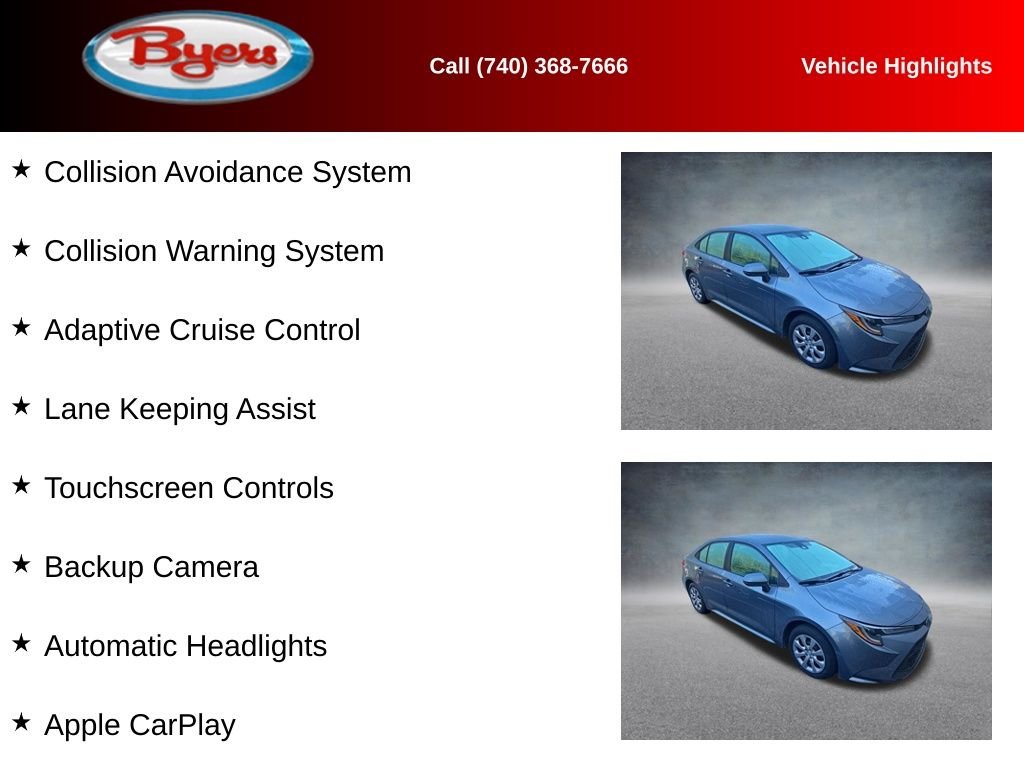 Used 2022 Celestite Toyota LE image 10