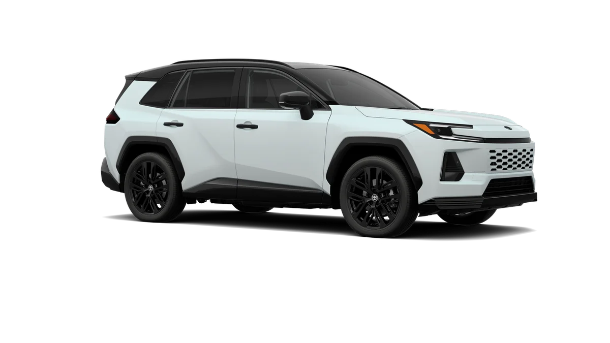 New 2026 Wind Chill Pearl with Midnight Black Metallic roof Toyota XSE image 14