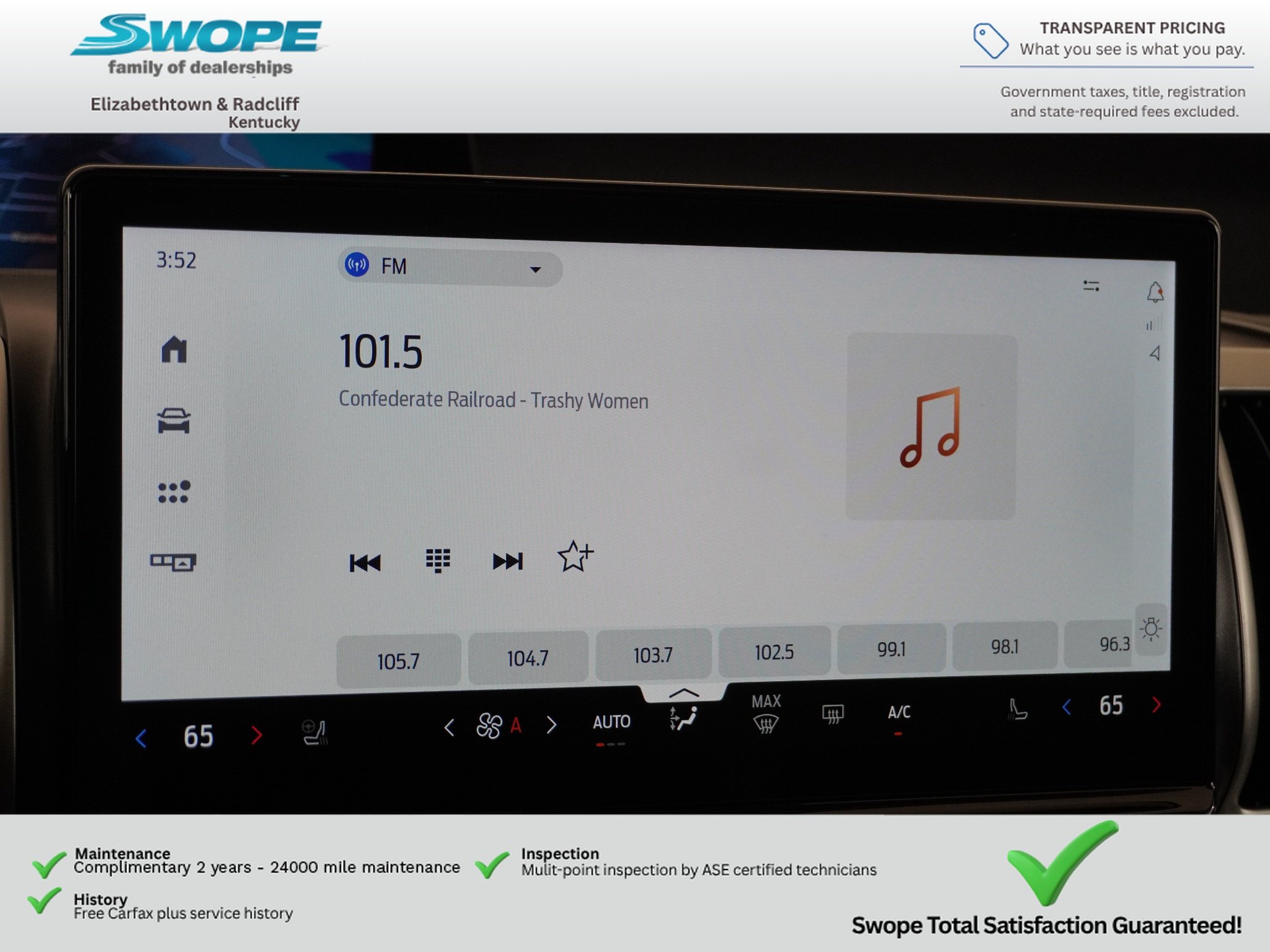 Used 2025 OXFORD WHITE Ford Active image 21