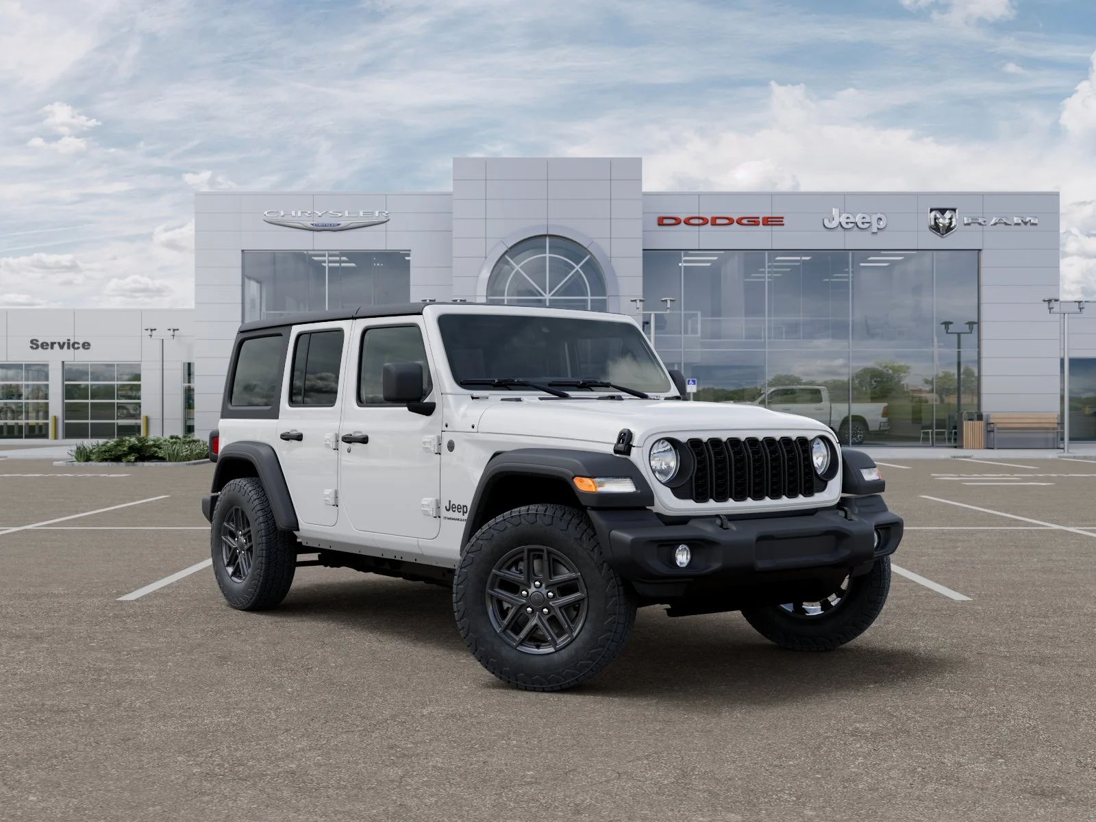 New 2026 Bright White Clearcoat Jeep Sport S image 32