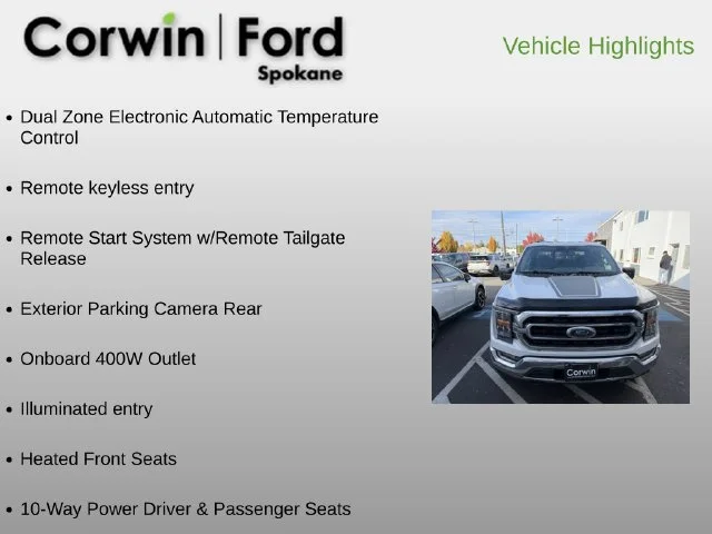 Used 2022 Oxford White Ford XLT image 6