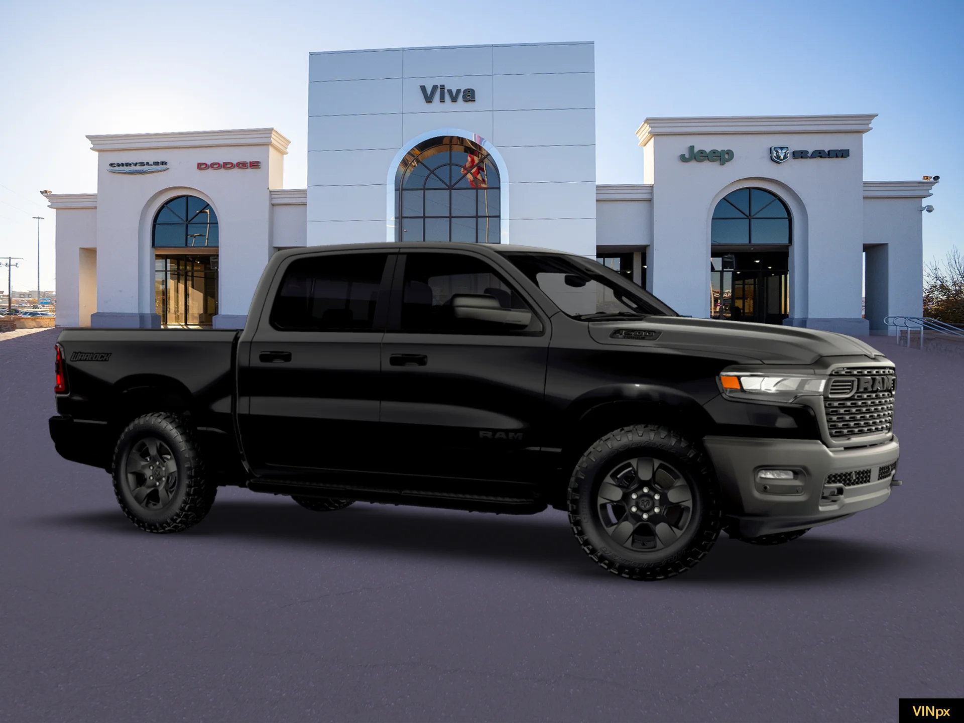 New 2026 Diamond Black Crystal Pearl-Coat Exterior Paint RAM  image 10